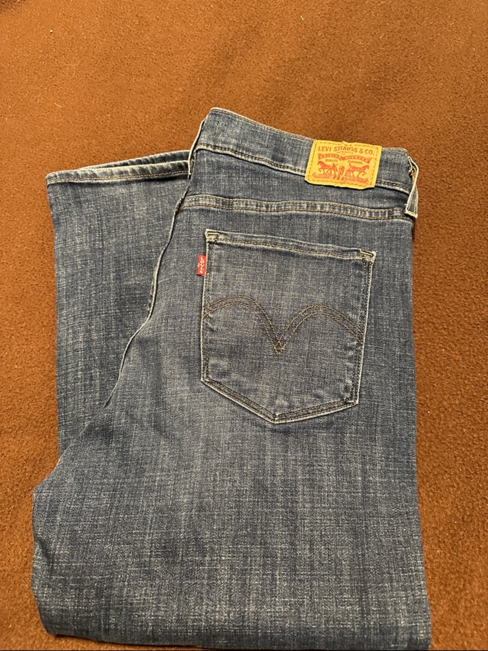 Levi's Classic Boot Cut Misses Blue Denim Jeans